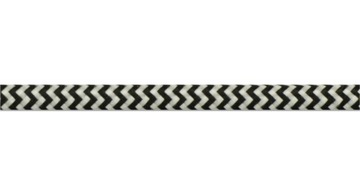 KABEL przewód W OPLOCIE ZEBRA DO LAMP 2x0,75