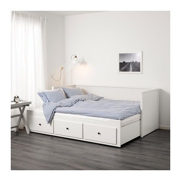 IKEA HEMNES - rama leżanki z 3 szufladami 80x200 cm biały