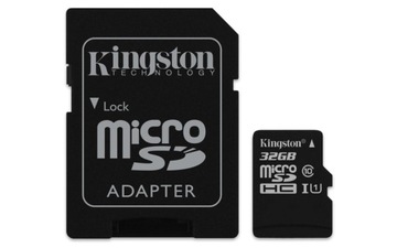 КАРТА ПАМЯТИ Kingston 32 ГБ MICRO SD C10+ АДАПТЕР