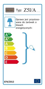 Żyrandol 5 Lampa piątka oprawa Duży liść Czarny