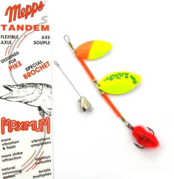 MEPPS PIKE TANDEM FLUO ORANGE 27 gr NA SZCZUPAKI