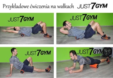 WAŁEK DO MASAŻU ROLLER GŁADKI EPP PIANKOWY 61X15CM