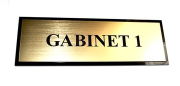 Tabliczka na drzwi biura, gabinetu 30 x 9 cm