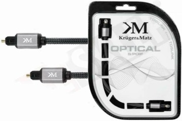 KABEL OPTYCZNY TOSLINK KRUGER&MATZ KM0318 0,5M