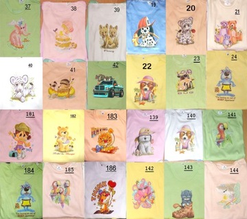 Body krótki RĘKAW Nadruk 100% bawełna POLSKIE 116