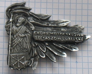 przypinka motocyklisty Grupa Motocyklowa Motorhead