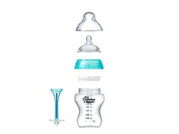 TOMMEE TIPPEE ANTICOLIC АНТИКОЛИЧЕСКАЯ БУТЫЛКА 260 МЛ С ТАТЧЕРОМ БЕСПЛАТНО 0M+