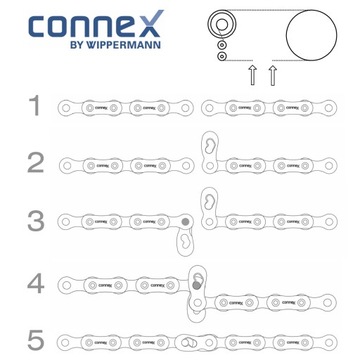 WIPPERMANN CONNEX LINK spinka do łańcuchów 10 RZ