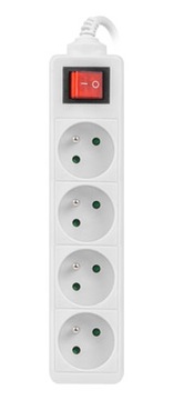 Удлинительный кабель POWER STRIP Switch 4gn 1,5м Вт