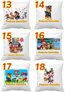 ПОДУШКА ДЛЯ ФОТО PAW PATROL Микрофибра + ИМЯ