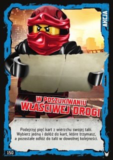 karta nr 150 W poszukiwaniu właściw Lego Ninjago 3