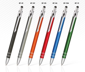 BOND TOUCH PEN МЕТАЛЛИЧЕСКИЕ РУЧКИ с ГРАВИРОВКОЙ 100 шт.