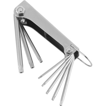 KLUCZE IMBUSOWE TORX brelok z uchwytem T10-T45