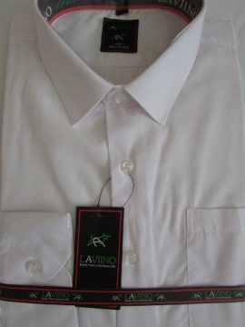 КЛАССИЧЕСКАЯ БЕЛАЯ РУБАШКА с длинными рукавами 51/52