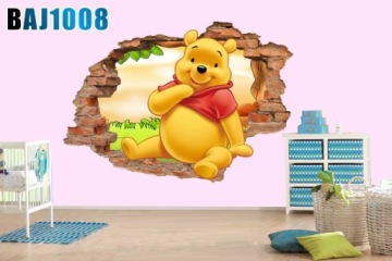 3D наклейки на стену Винни Пух Эльза 160см