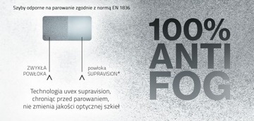 Gogle narciarskie UVEX SAGA Mirror Gold S3 / S1 Take off /Outlet/