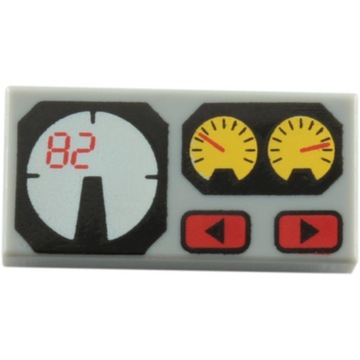 01441 LEGO 3069bpx19 3069px19 4227776 - płytka 1x2 liczniki - LBG - 1szt
