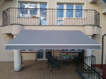 ТЕРРАСНЫЙ ТЕНТ SanSeo Eco 250x200 серый гладкий