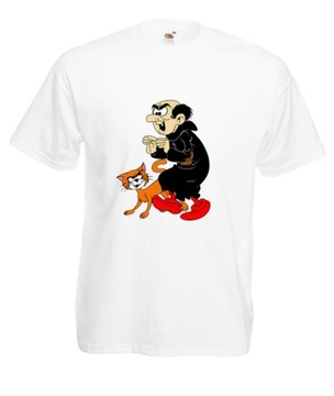 XL KOSZULKA MĘSKA SMERFY GARGAMEL SMERFETKA WZÓR