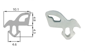 Уплотнитель оконный S-1559 A ALUPLAST