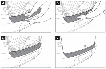 LISTWA OCHRONNA NA ZDERZAK DACIA SANDERO 2012-2020