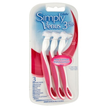 Одноразовые бритвы Gillette Simply Venus 3 Plus 3