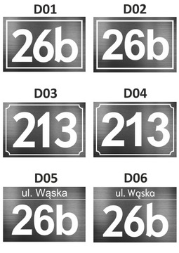 Светоотражающая табличка НОМЕР ДОМА АДРЕС 20х12,5 см