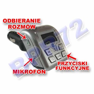 BPR R48 MP3-ПЕРЕДАТЧИК USB-ЭКВАЛАЙЗЕР С ПУЛЬТОМ ДУ BLUETOOTH