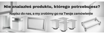 НОЖКА КВАДРАТНОГО СТОЛА ДЛЯ СТОЛЕШНИЦЫ 60х60х820 ЧЕРНАЯ