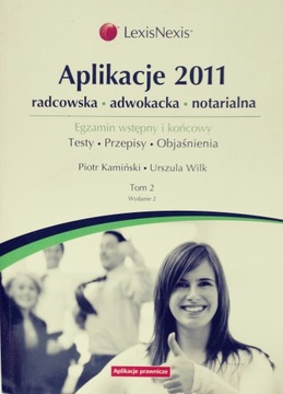 Aplikacje 2011 TOM II Piotr Kamiński Urszula Wilk