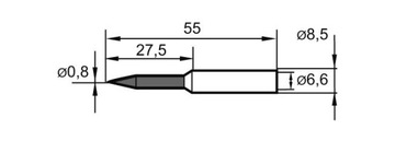 Паяльное жало Ersa 832 SD LF, 0,8 мм