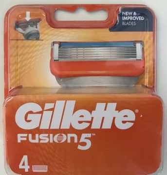 Gillette Fusion 5 new nożyki wkłady 4 szt UK b/pud