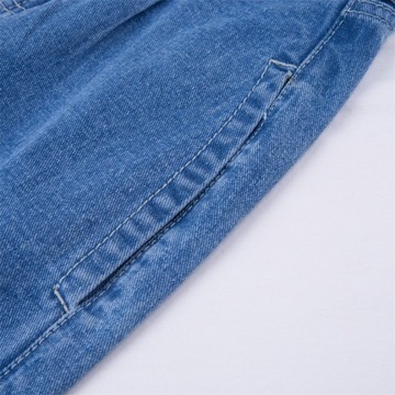 Džínsové nohavice zviazané s push up XL opaskom