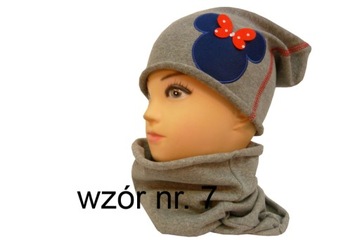 CZAPKA + KOMIN TUBA KOMPLET DZIECIĘCY WIOSNA 50 54