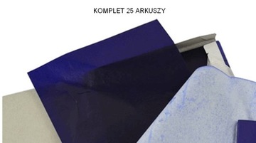 TYLKO U NAS ! kalka ołówkowa A-3 FIOLET - 25 ark
