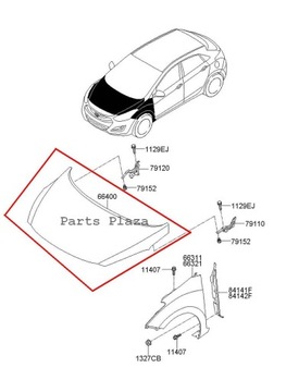 NOWA ORG! MASKA POKRYWA SILNIKA HYUNDAI I30 2012-