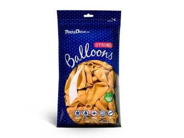 BALONY ŻÓŁTE pastelowe mocne duże 30 cm 14 cali 100 szt do girland