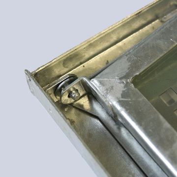 Okno piwniczne stalowe dwuskrzydłowe SD2 - 80x50cm