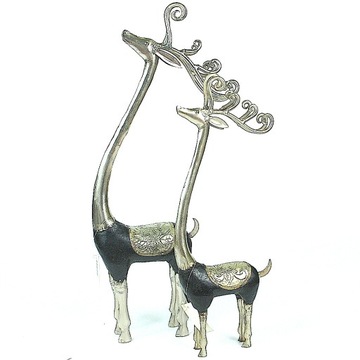 RENIFER RZEŹBA FIGURKA 38 cm DEKORACJA PREZENT
