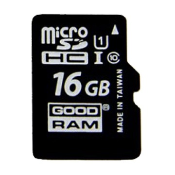 КАРТА ПАМЯТИ MICRO SD GOODRAM 16 ГБ КЛАСС 10 UHS-I + АДАПТЕР