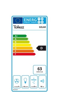 КУХОННАЯ ВЫТЯЖКА TOFLESZ SOLAR SPRINT ЧЕРНАЯ 60