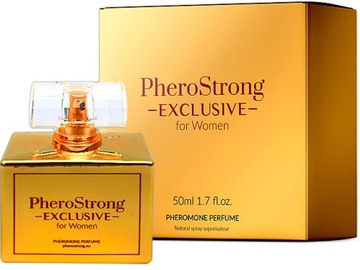 PHEROSTRONG EXCLUSIVE MOCNE PERFUMY Z FEROMONAMI SILNE FEROMONY DAMSKIE 50