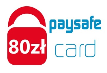 PaySafeCard 80 PLN Карта с PIN-кодом PSC (50 PLN + 30 PLN)