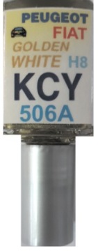 CITROEN PEUGEOT KCY GOLDEN WHITE LAKIER SAMOCHODOWY ZAPRAWKA DO RYS 10 ML