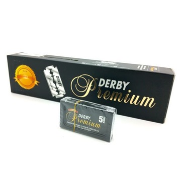 Лезвия для бритвы Derby Premium, половинки, 100 шт.