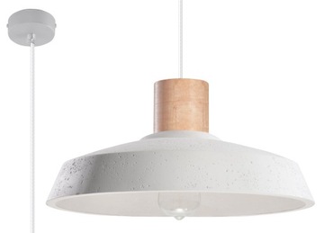 Lampa Wisząca Sufitowa AFRA Beton Zwis LOFT LED nowoczesna elegancja Sollux