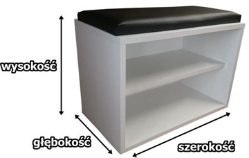 фото ориг. №6, Cabinet shoes with seat meb - leb 40 x 40 x 32, 5 centimeters white