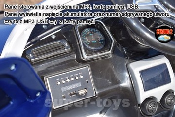 SUPER SAMOCHÓD POLICYJNY NA AKUMULATOR MIĘKKIE KOŁ