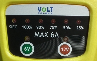 ВЫПРЯМИТЕЛЬНОЕ ЗАРЯДНОЕ УСТРОЙСТВО 6В/12В 6А ВОЛЬТ ПОЛЬША