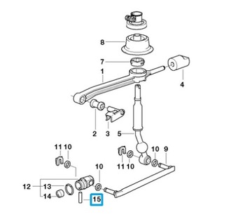 Цилиндрический палец переключателя передач E36 E46 Z3
